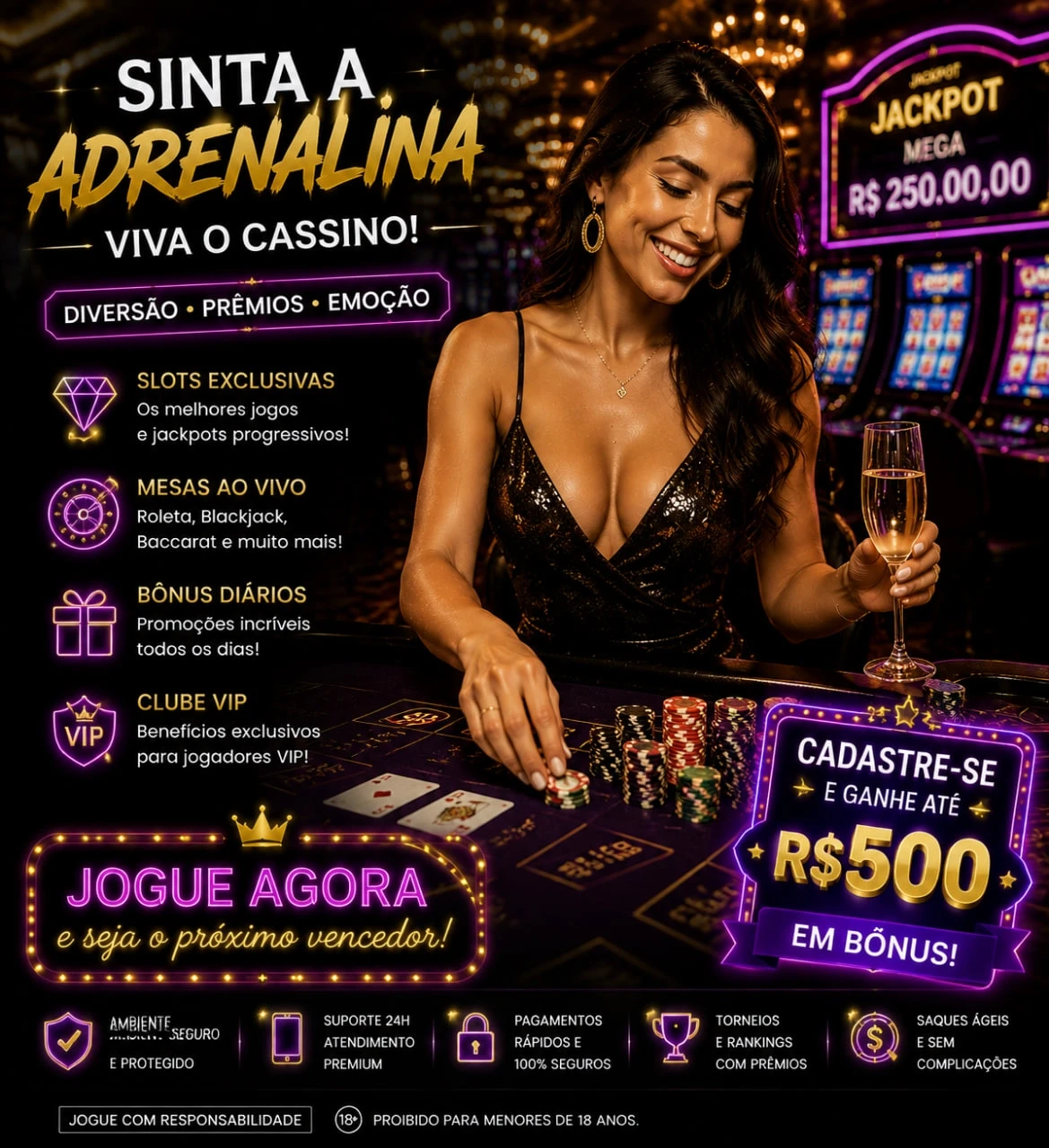Controles de paJogonto e BRL em Millionpg